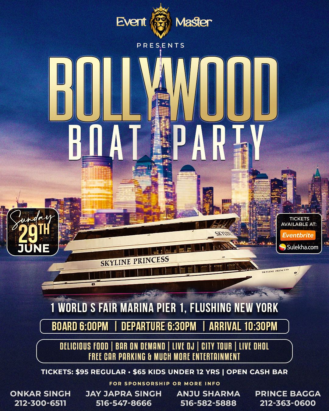 BOLLYWOOD BOAT PARTY 2025