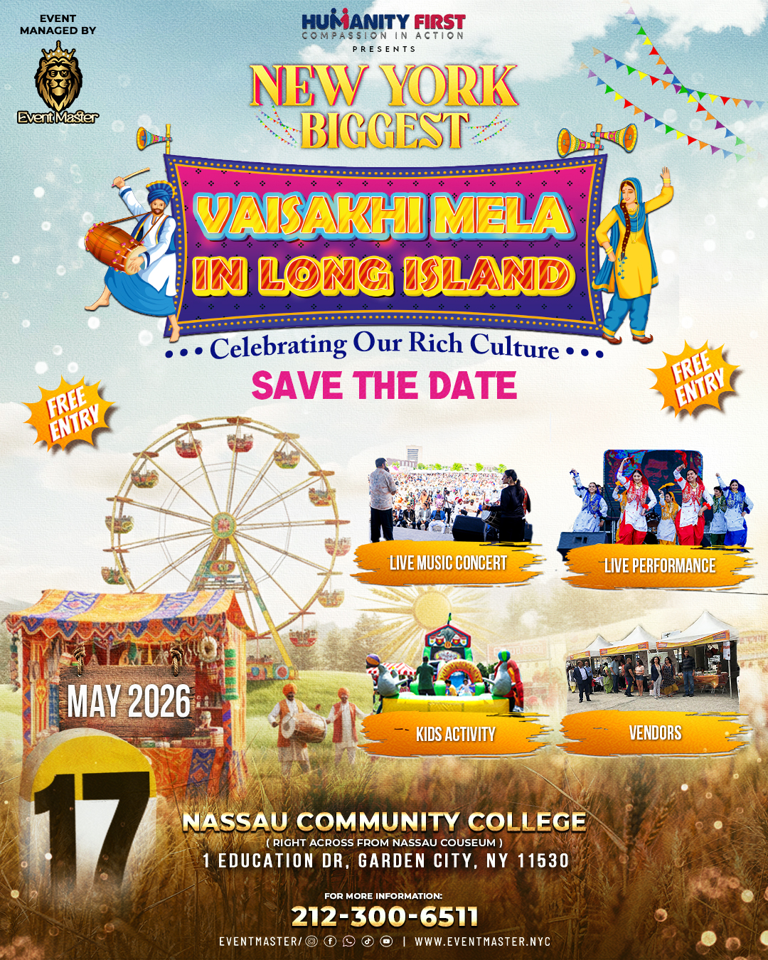 VAISAKHI MELA IN LONG ISLAND 2026